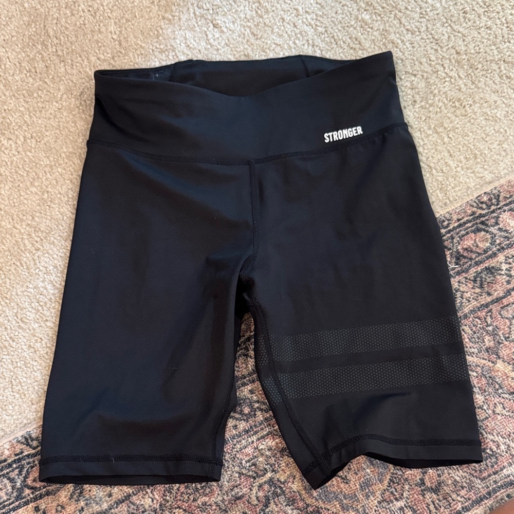 Women's Black Biker Shorts